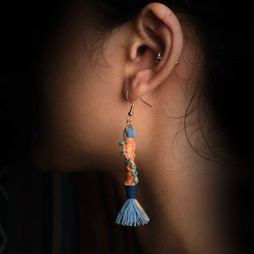 Earrings Tenun Ikat - Pilin Tilu | Noesa
