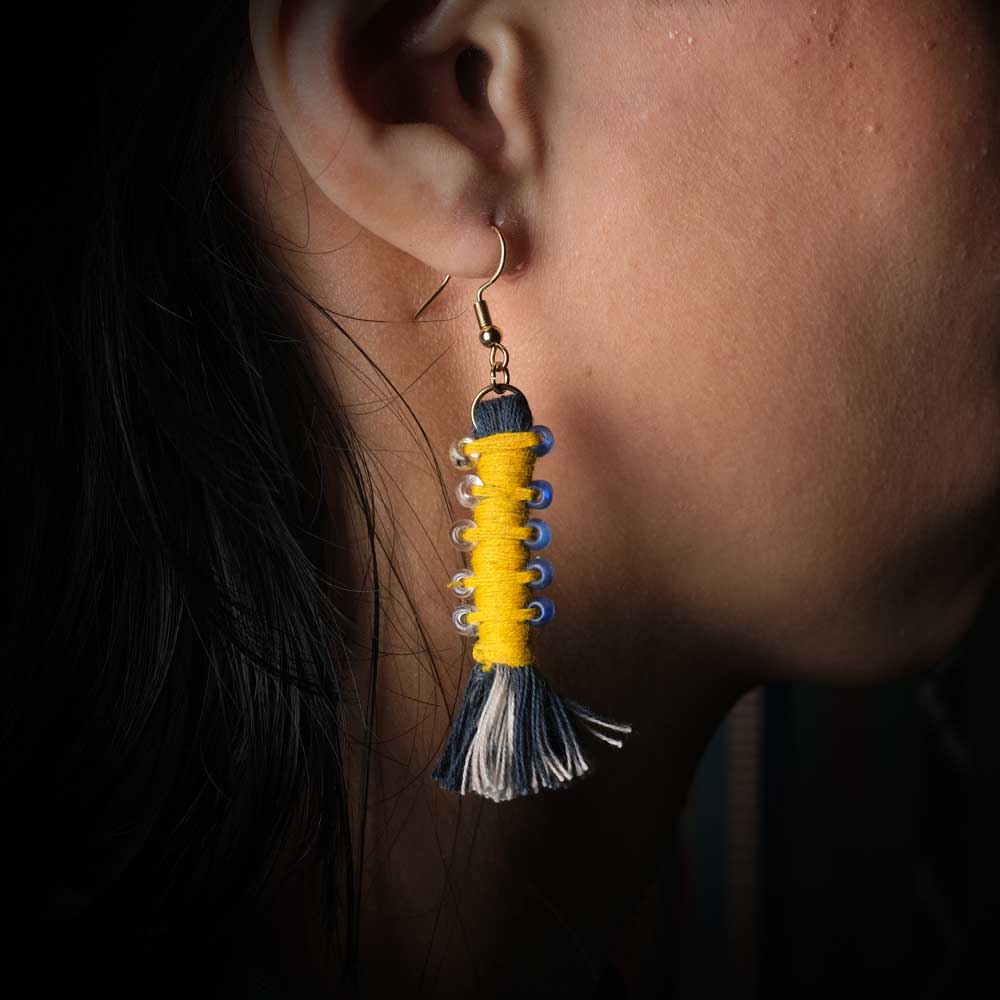 Earrings Tenun Ikat - Pilin Rua | Noesa