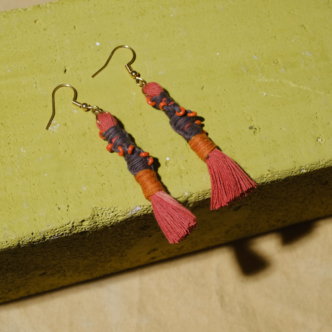 Earrings Tenun Ikat - Pilin Tilu | Noesa