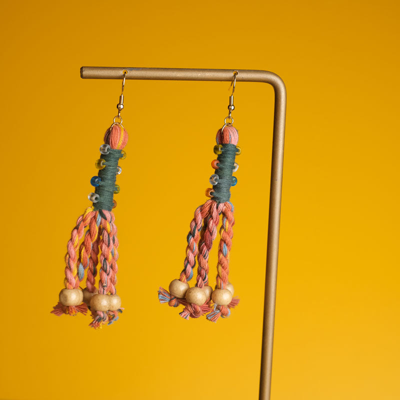 Anting Pilin - Earrings Tenun Ikat | Noesa