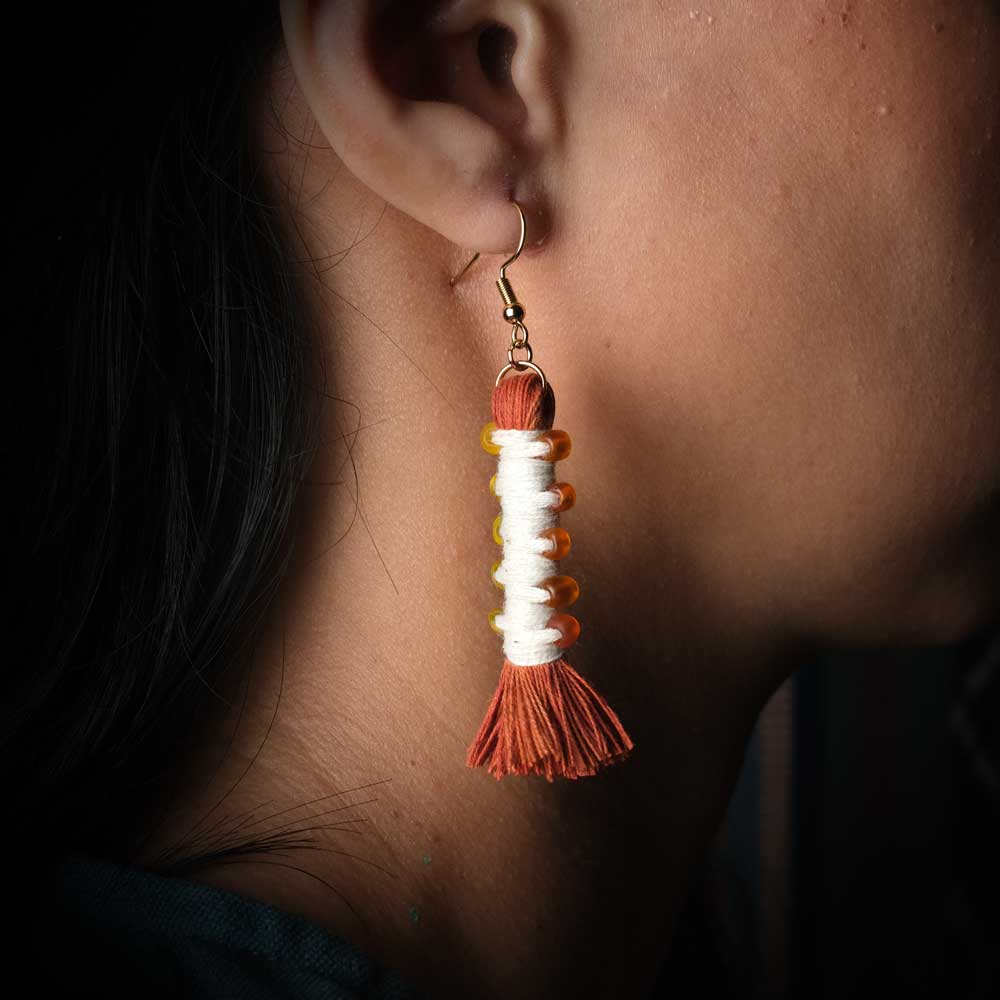 Earrings Tenun Ikat - Pilin Rua | Noesa
