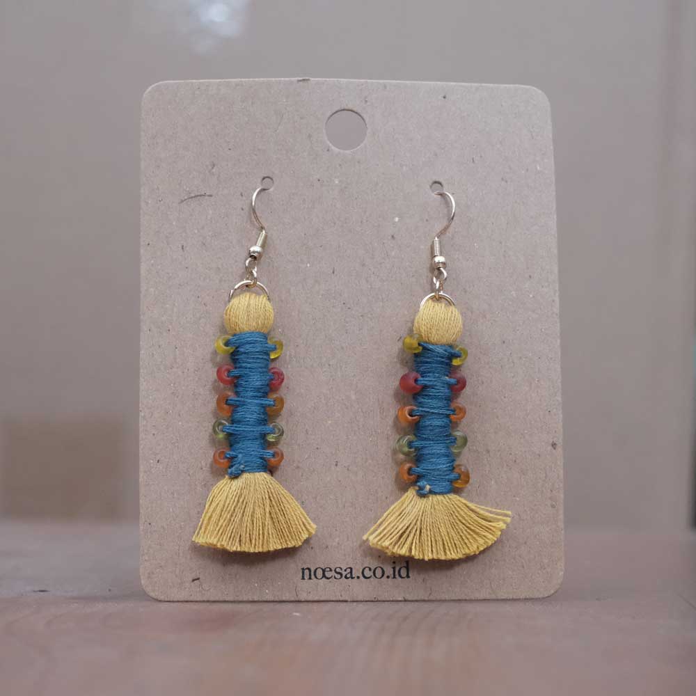 Earrings Tenun Ikat - Pilin Rua | Noesa