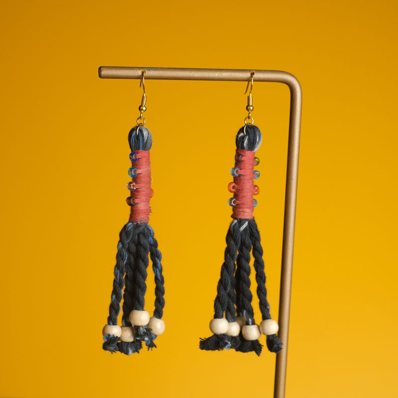 Anting Pilin - Earrings Tenun Ikat | Noesa