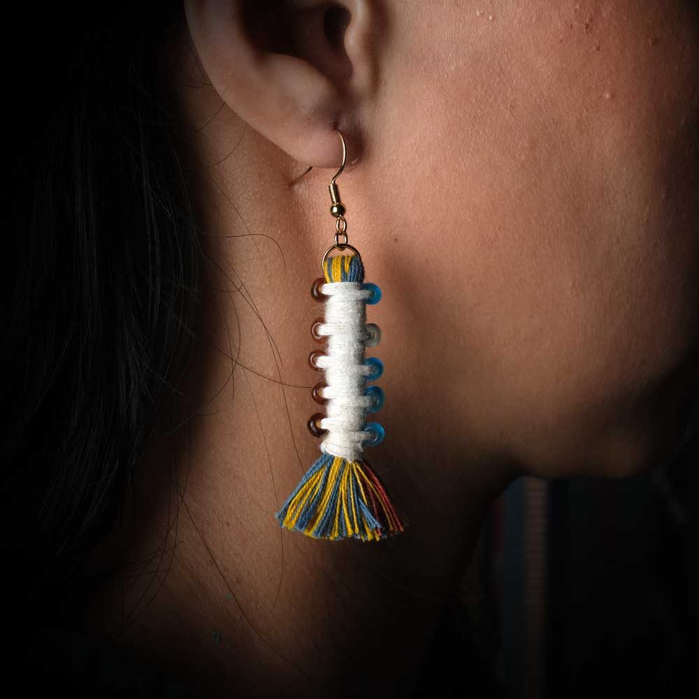 Earrings Tenun Ikat - Pilin Rua | Noesa