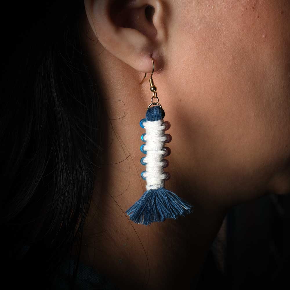 Earrings Tenun Ikat - Pilin Rua | Noesa