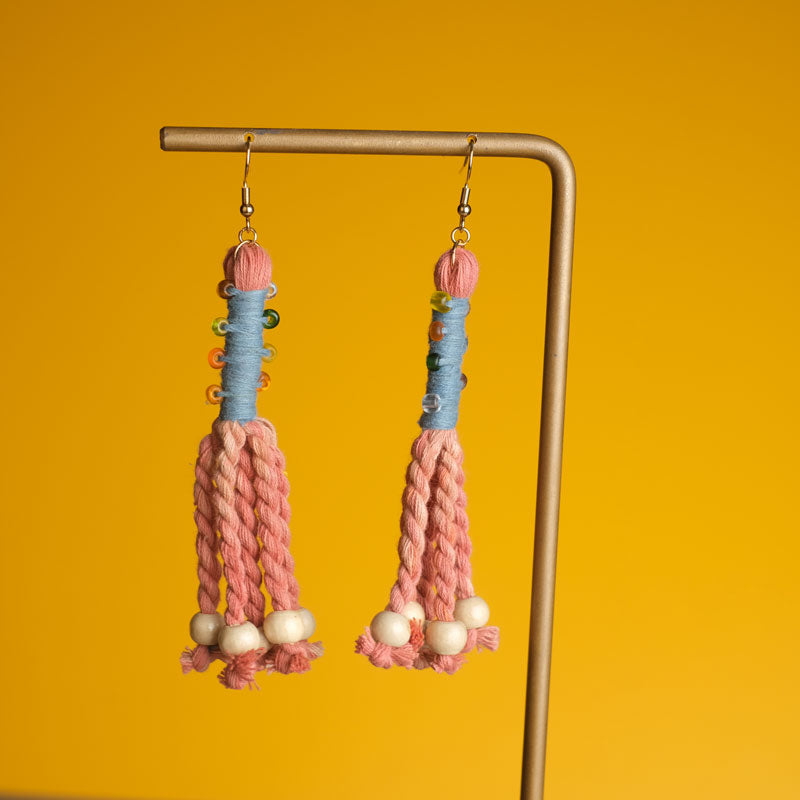 Anting Pilin - Earrings Tenun Ikat | Noesa