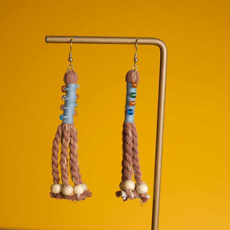 Anting Pilin - Earrings Tenun Ikat | Noesa