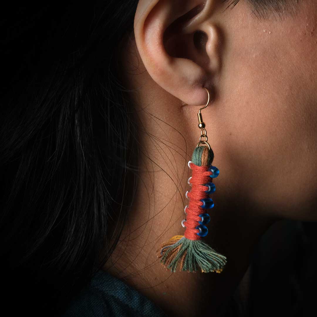 Earrings Tenun Ikat - Pilin Rua | Noesa