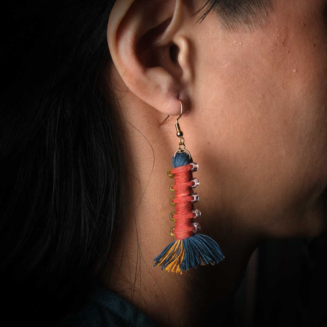 Earrings Tenun Ikat - Pilin Rua | Noesa