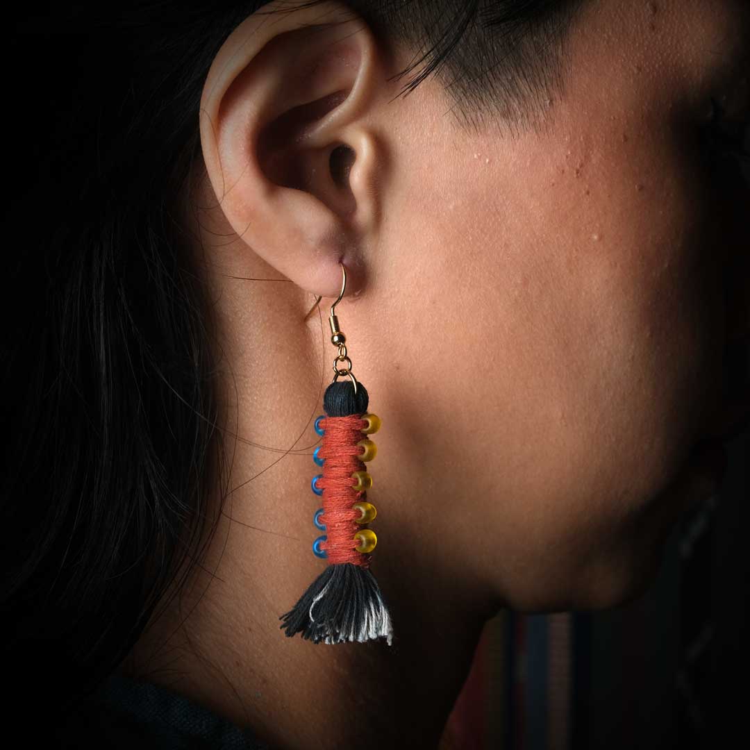 Earrings Tenun Ikat - Pilin Rua | Noesa
