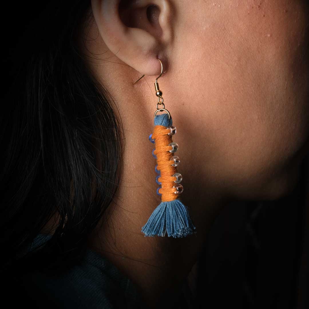Earrings Tenun Ikat - Pilin Rua | Noesa
