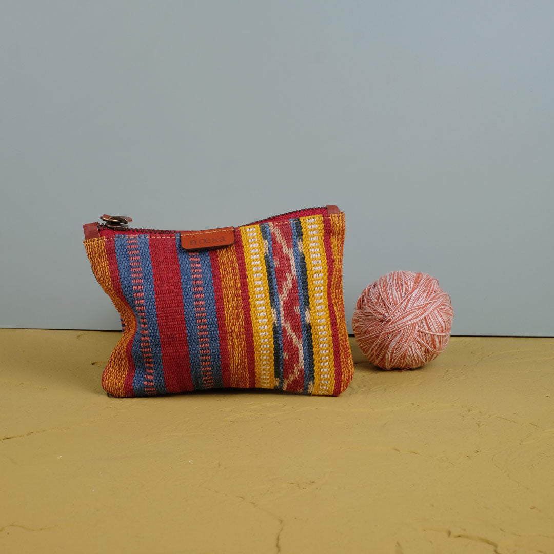 Kantong Pouch Tenun Ikat - Size M | Noesa
