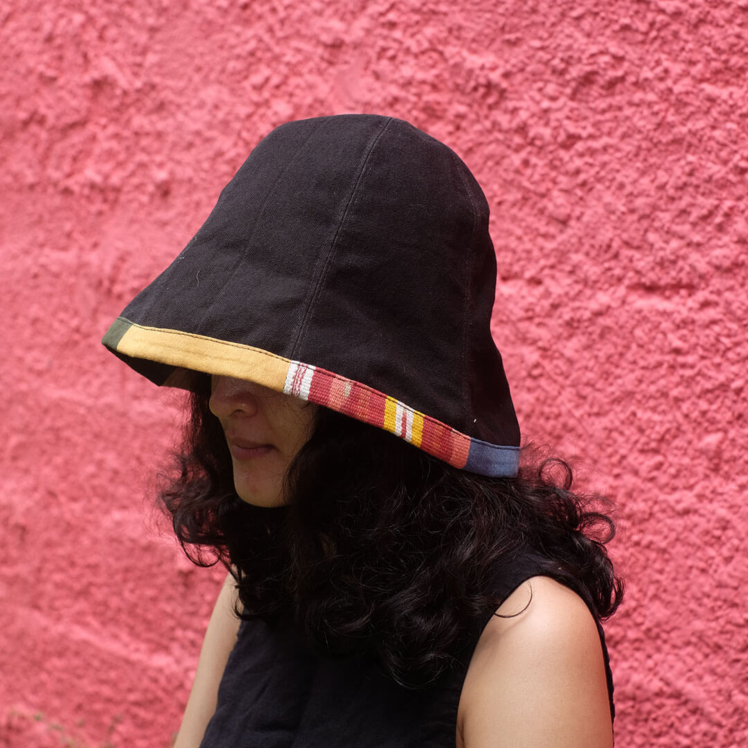 Topi Tulip Half Tenun - Bucket Hat | Noesa