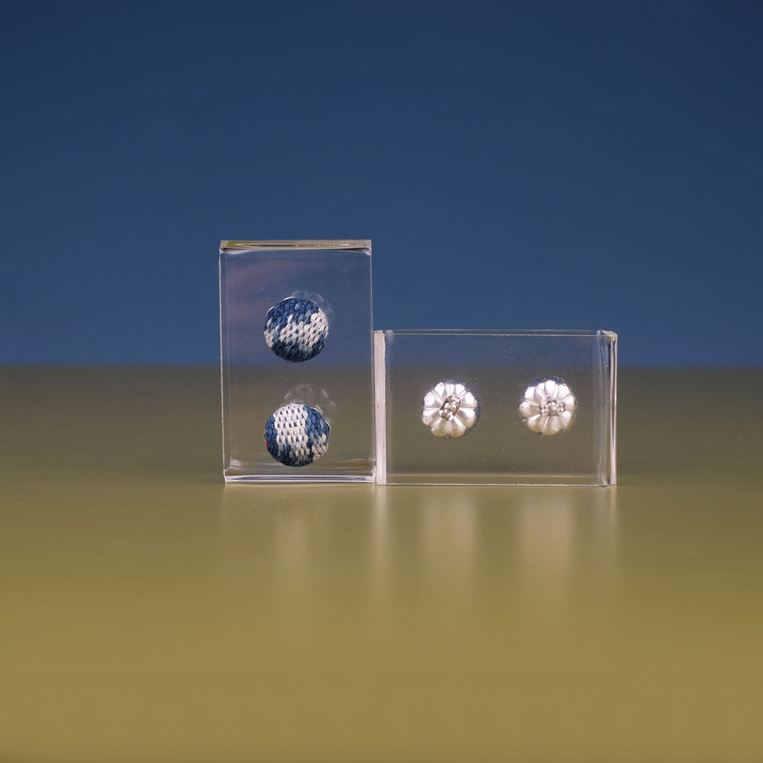 Tutu Silver Haa - Stud Earrings | Noesa