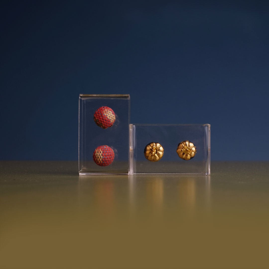 Tutu Gold Rua - Stud Earrings | Noesa