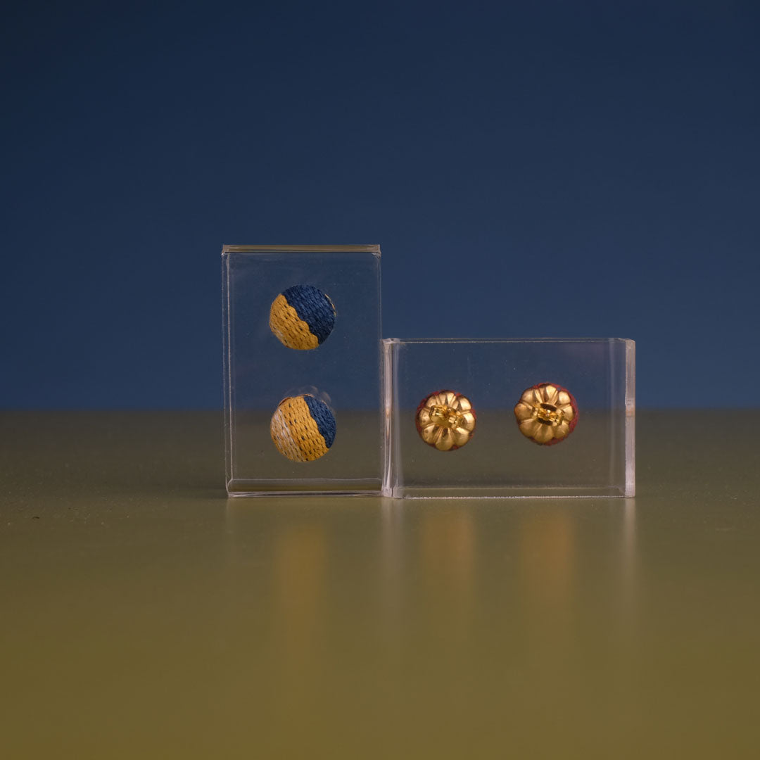 Tutu Gold Rua - Stud Earrings | Noesa