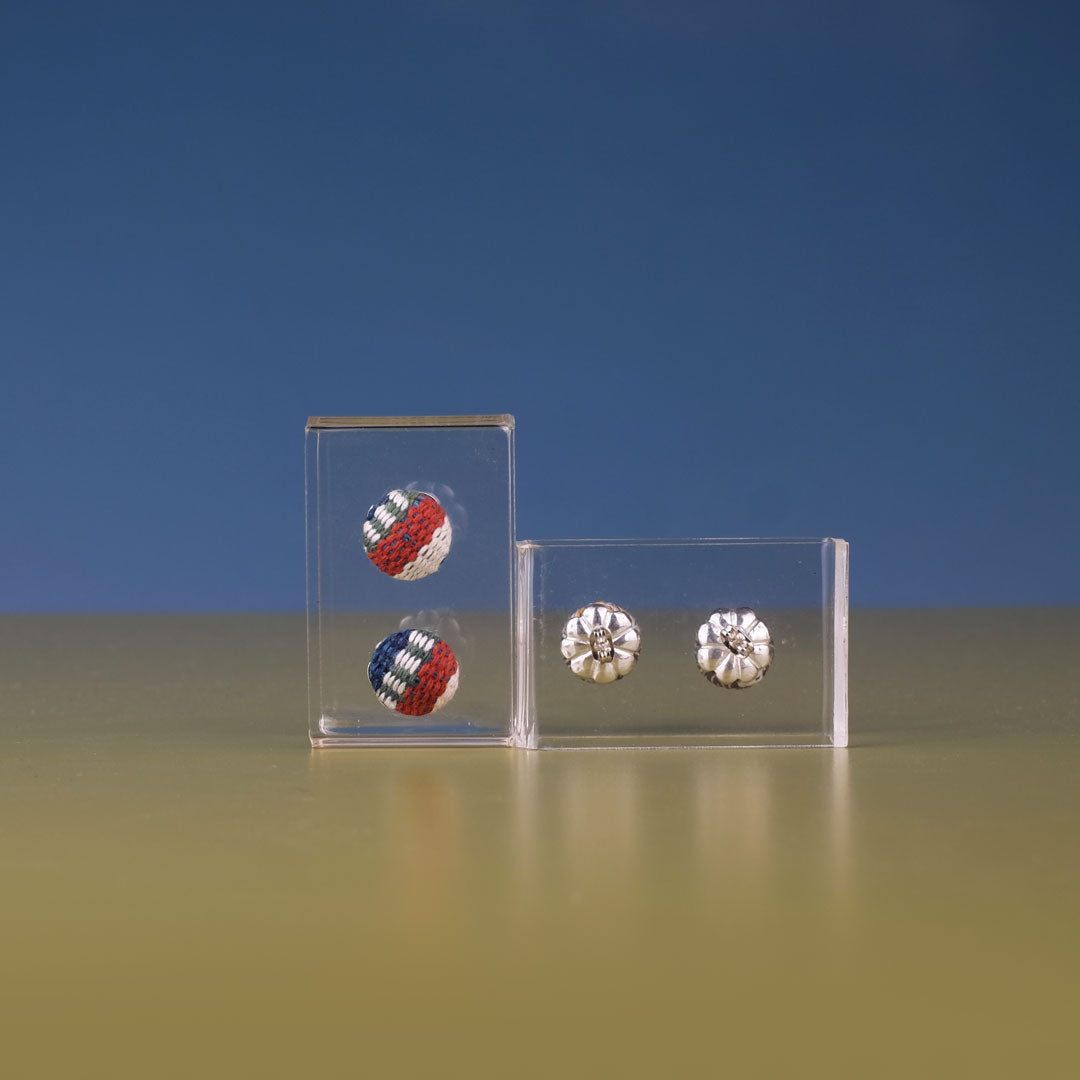 Tutu Silver Haa - Stud Earrings | Noesa