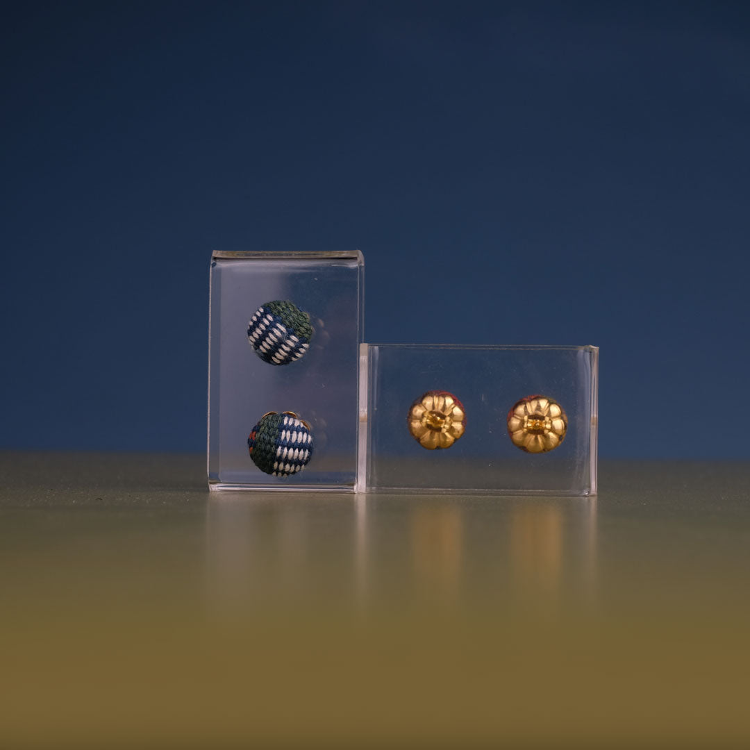 Tutu Gold Rua - Stud Earrings | Noesa