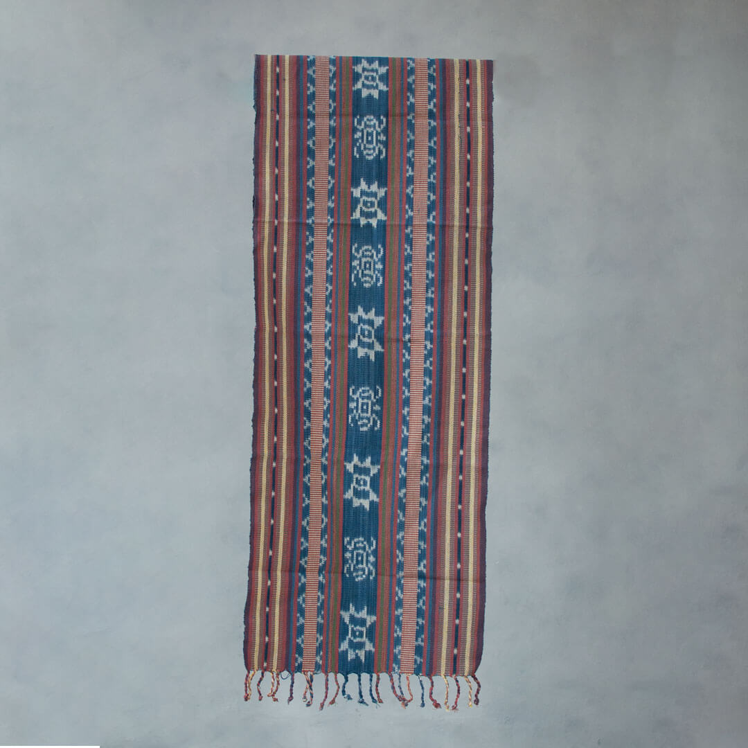 Dala 01 - Shawl - 139 x 35 - Tenun Ikat Sikka Flores Natural Dye | NOESA