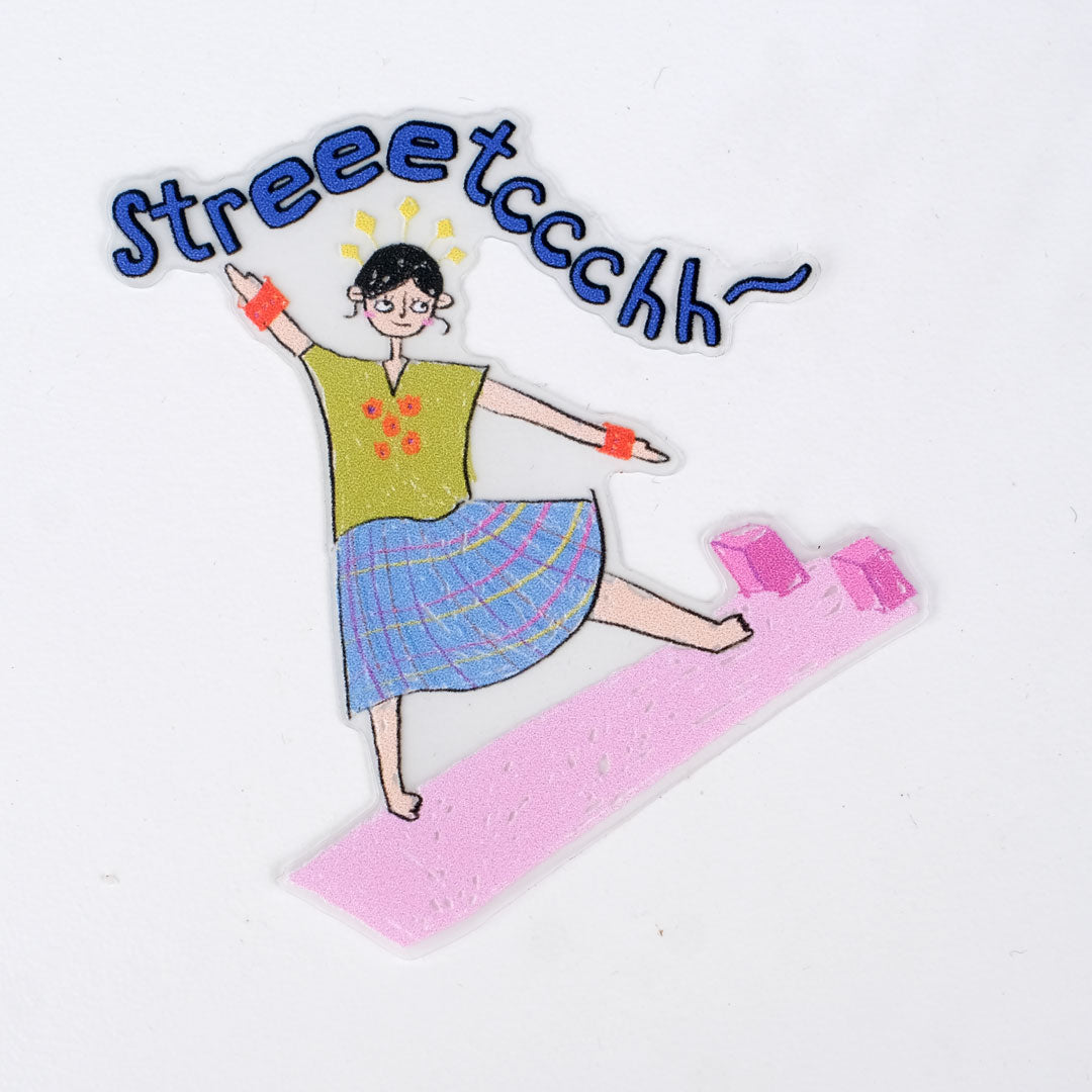 Nona Nusantara: Wellness Edition Sticker Set - Parade Saku | Noesa