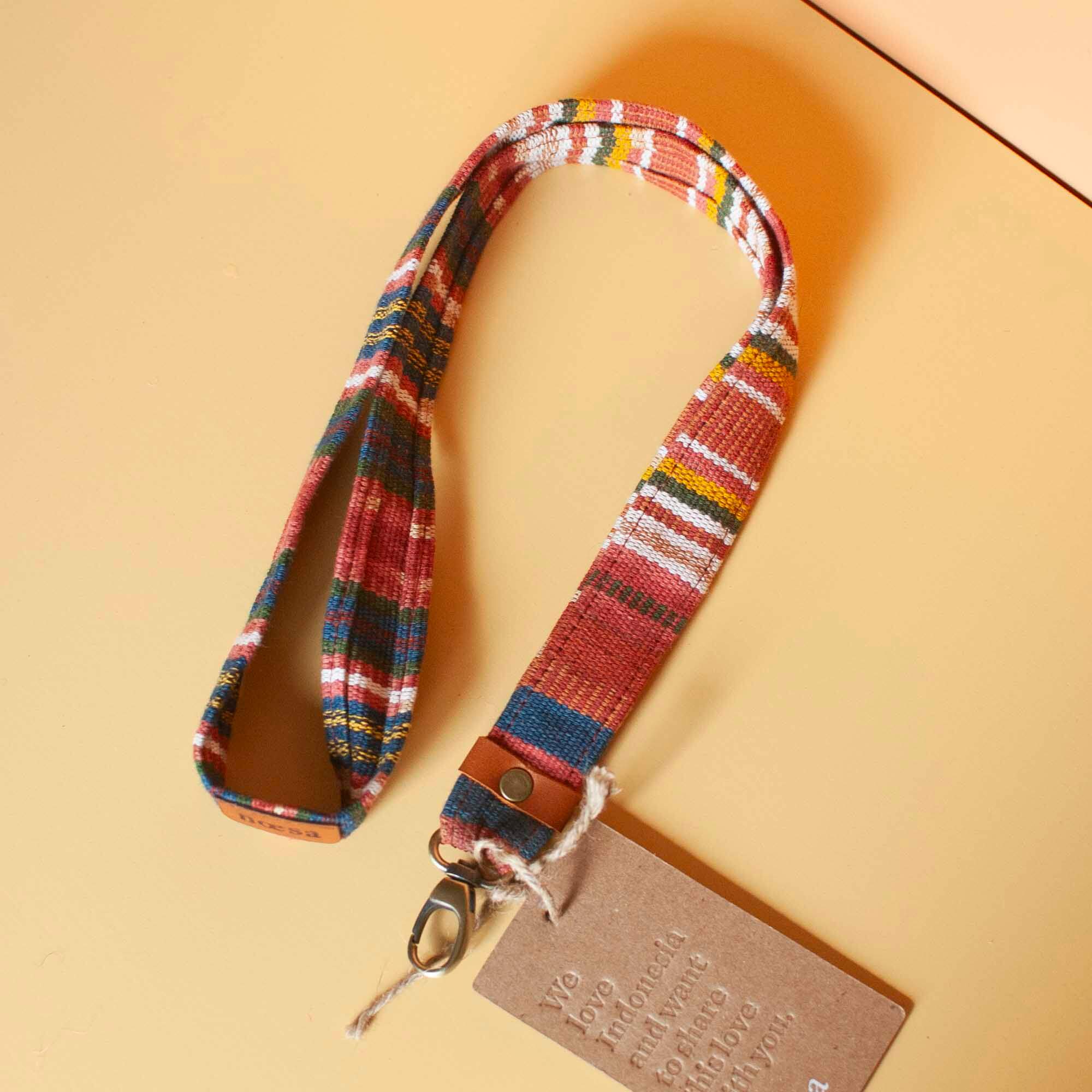 Gantung Haa - ID Card Lanyard Tenun Ikat | Noesa