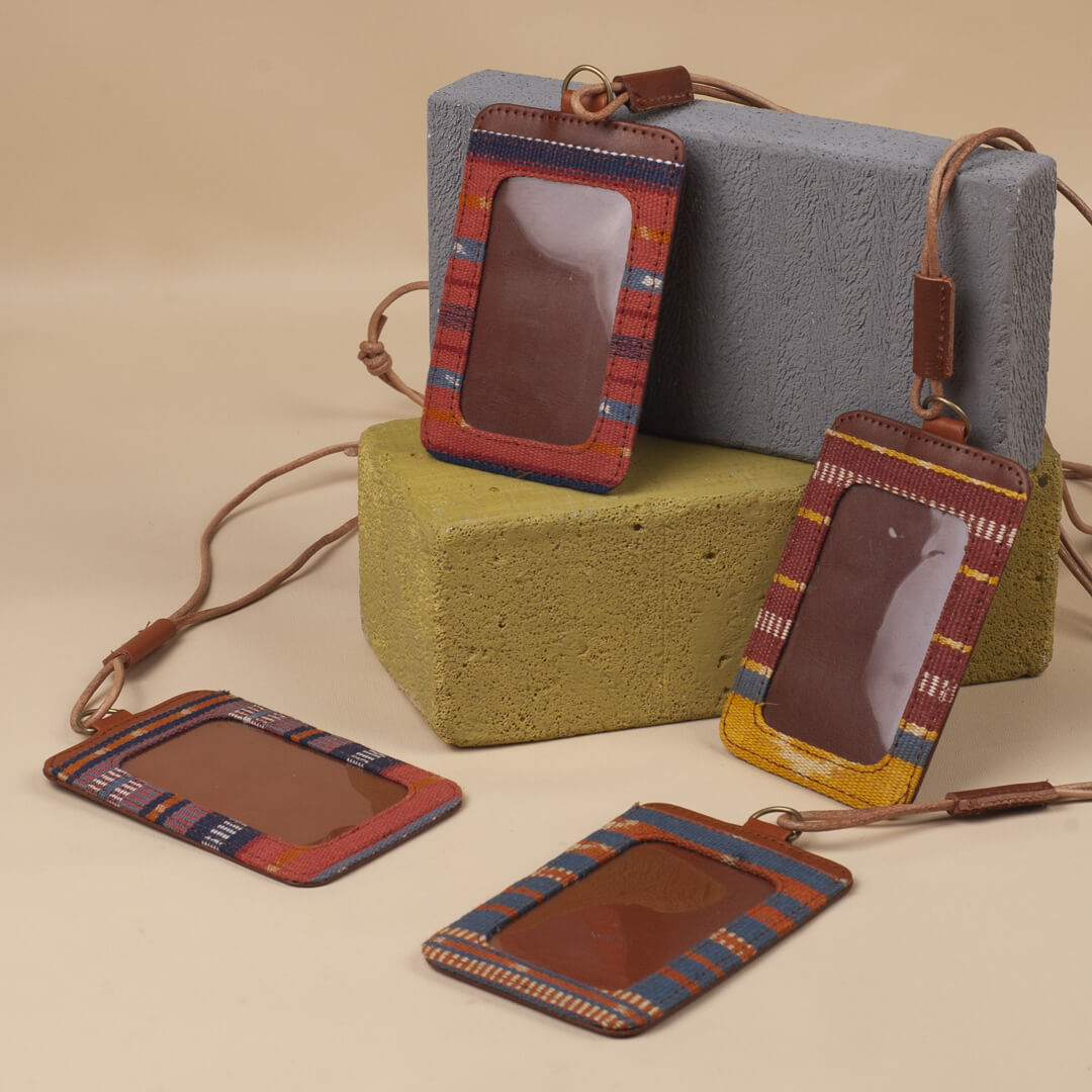 Selip Kulit - ID Holder with Leather Lanyard | Noesa - Noesa | Noesa