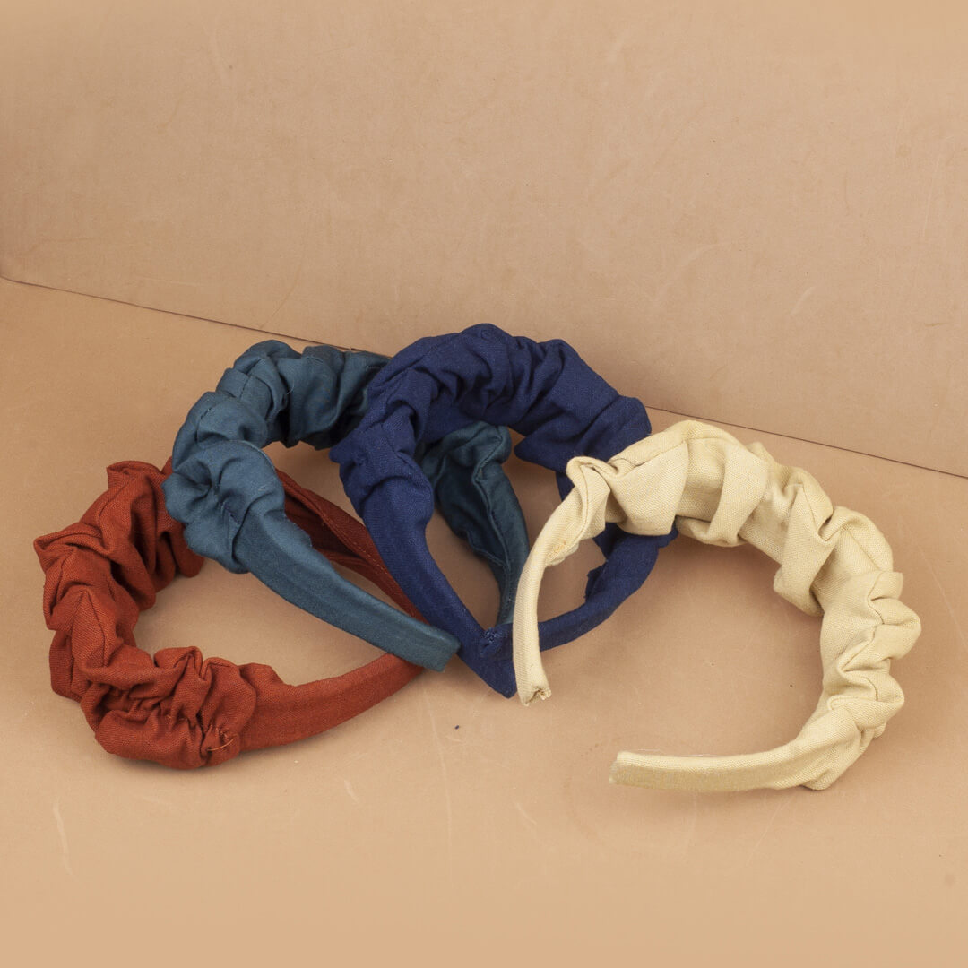 Kerut Polos - Bando Linen - Headbands | Noesa - Noesa | Noesa