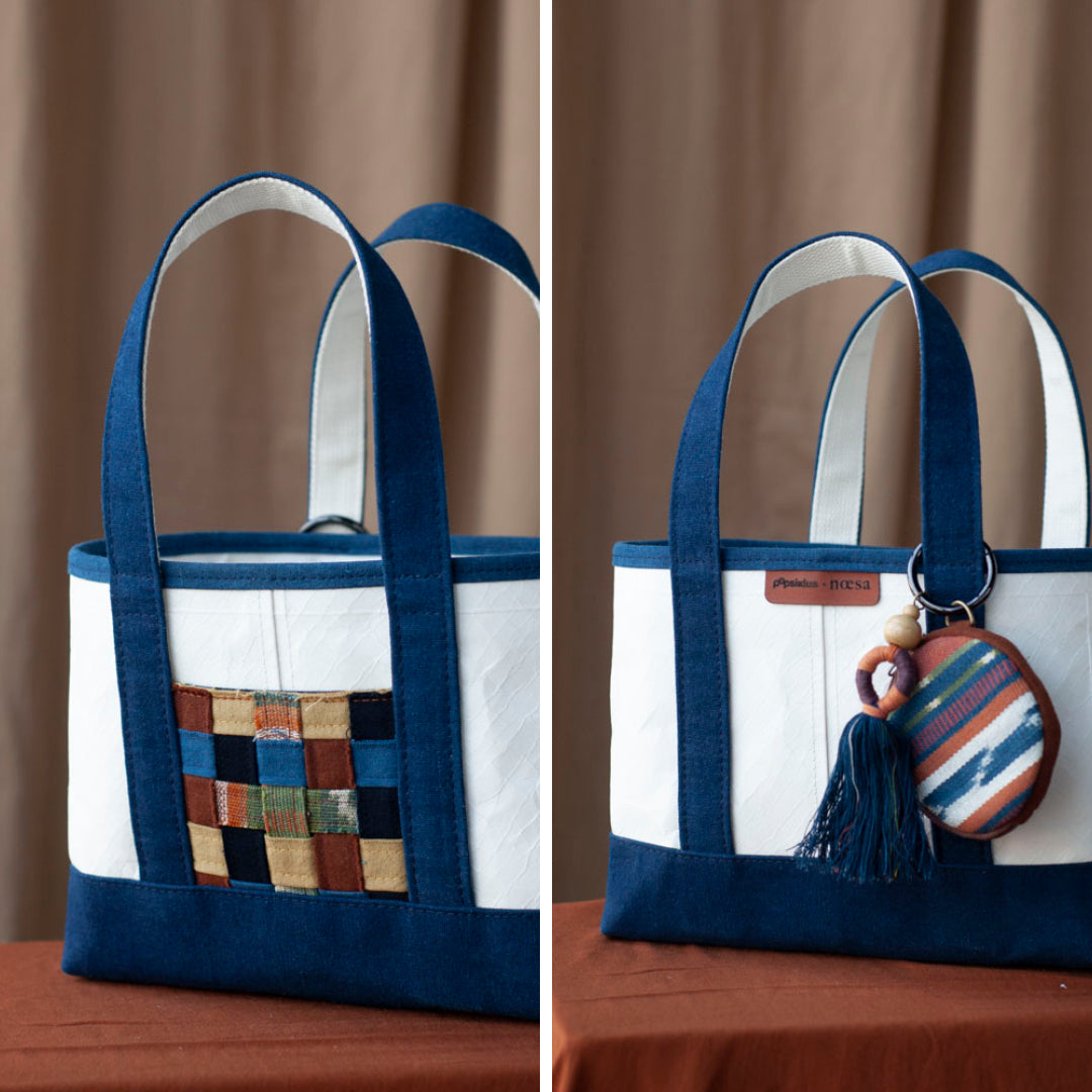 Indigo Bag. Handmade Upcycled Bag from Indonesia. Popsiklus and Noesa collaboration