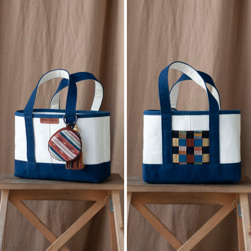 Indigo Bag. Handmade Upcycled Bag from Indonesia. Popsiklus and Noesa collaboration