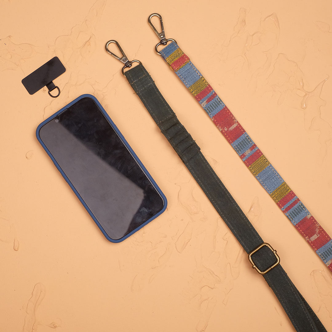 Ambai Haa - Handwoven Natural Dye Phone Strap | Noesa