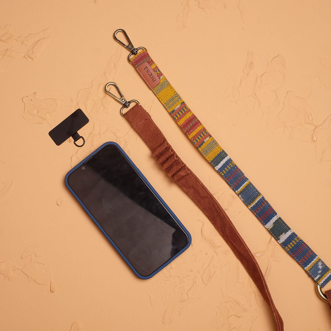Ambai Haa - Handwoven Natural Dye Phone Strap | Noesa