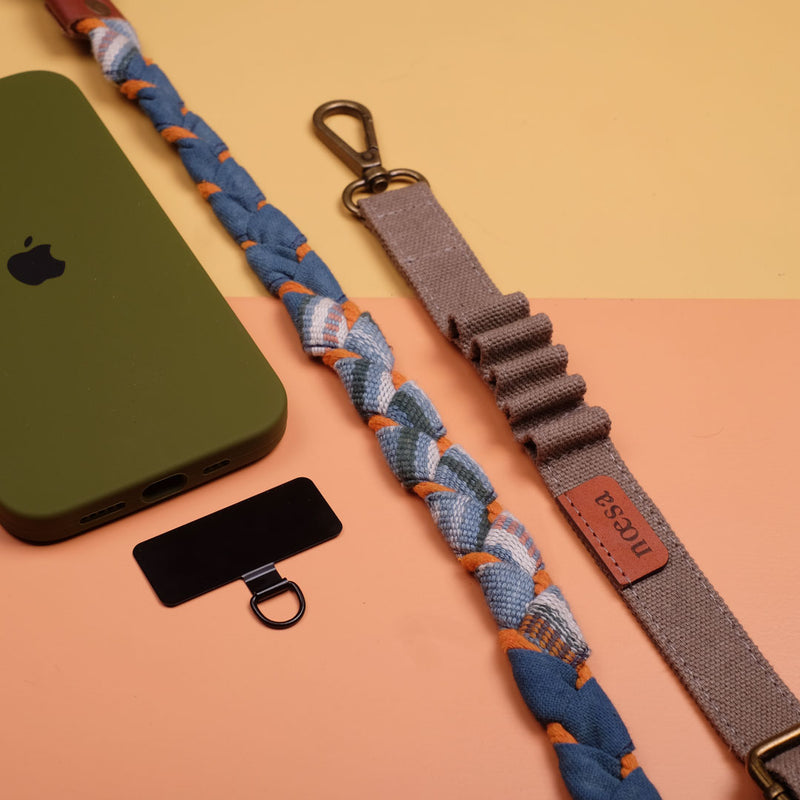 Ambai Rua - Handwoven Natural Dye Phone Strap | Noesa