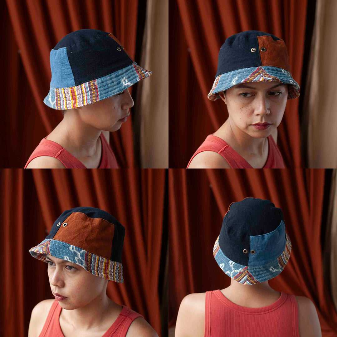 Bucket Hat Tenun Ikat - Lindung Tilu | Noesa