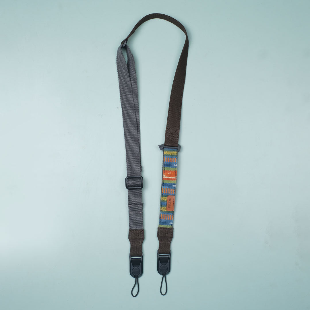 Camera Strap Tenun Ikat - Sangkut 3-in-1 | Noesa
