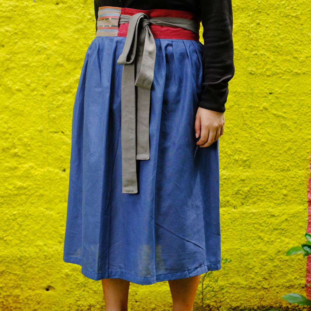 Hanbok Skirt Half Tenun - Plus Size  | Noesa