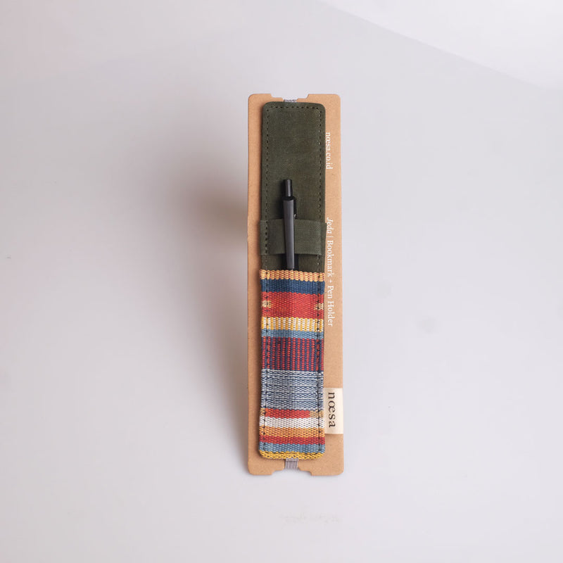 Jeda - Cloth Bookmark and Pen Holder | Noesa