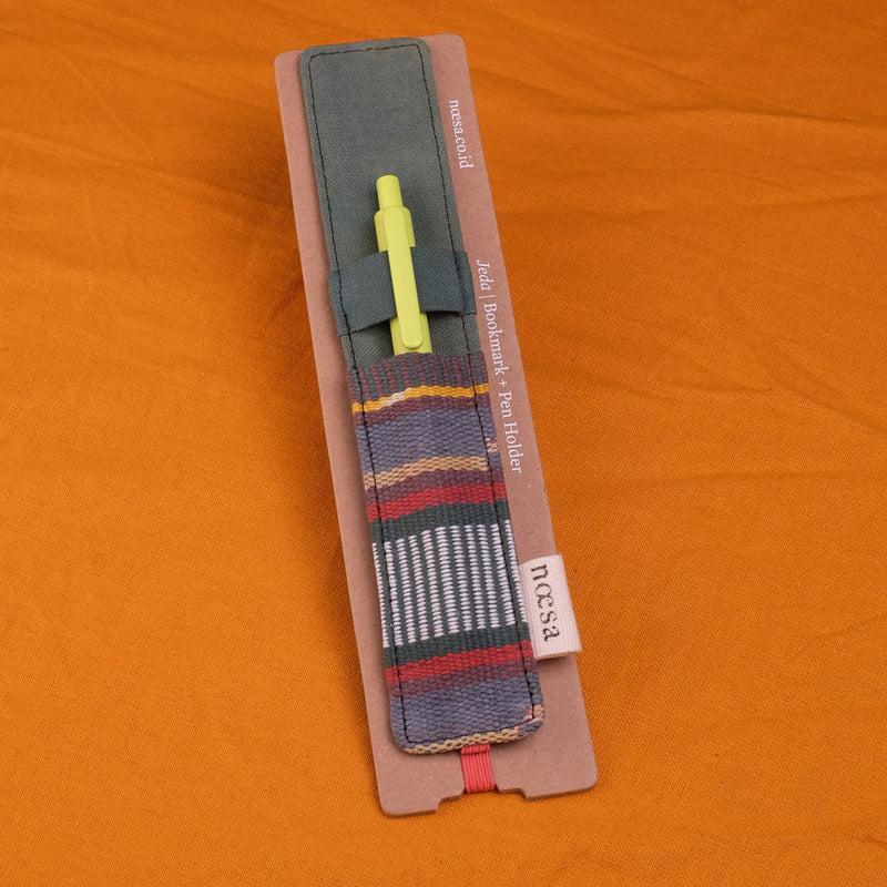 Jeda - Cloth Bookmark and Pen Holder | Noesa