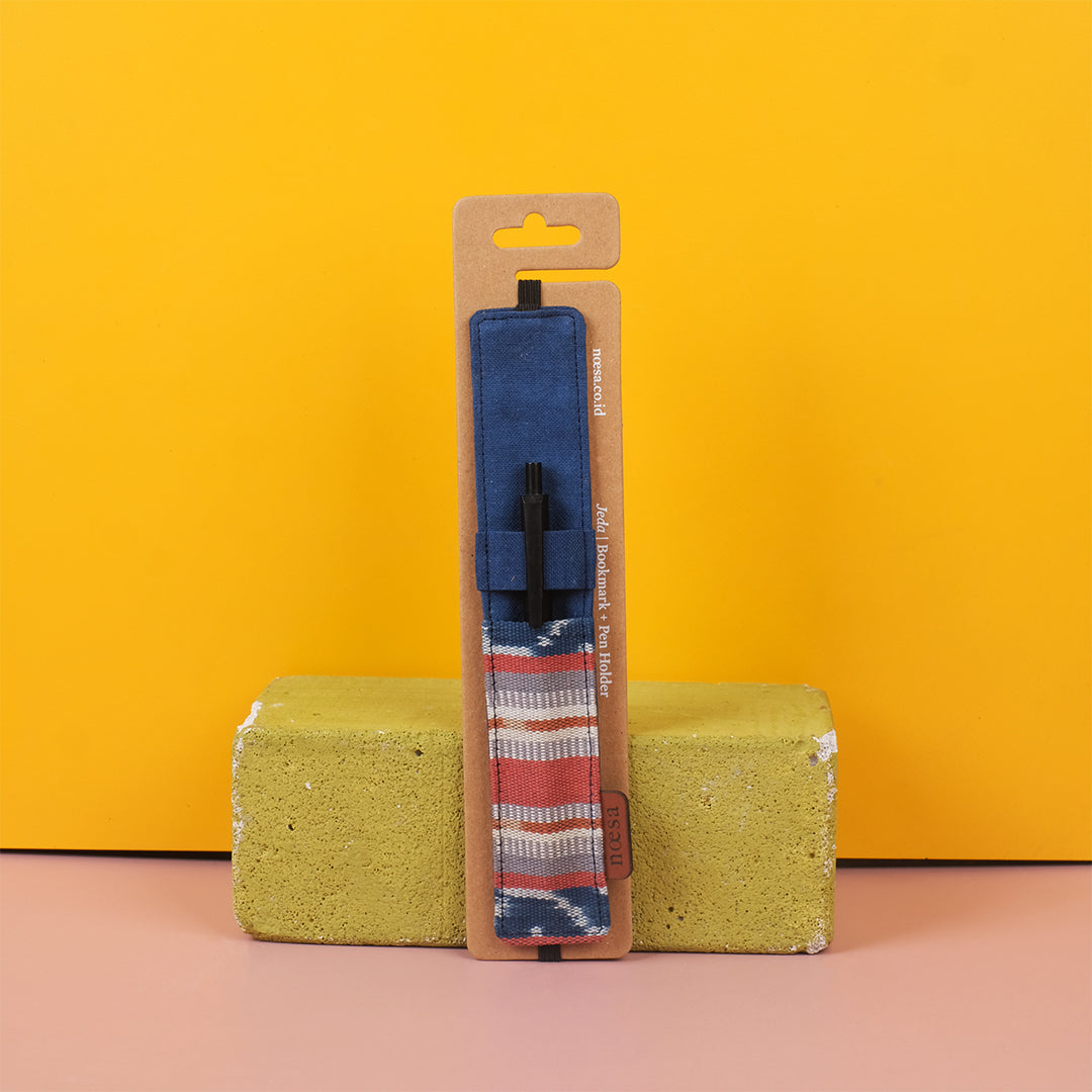Jeda - Cloth Bookmark and Pen Holder | Noesa