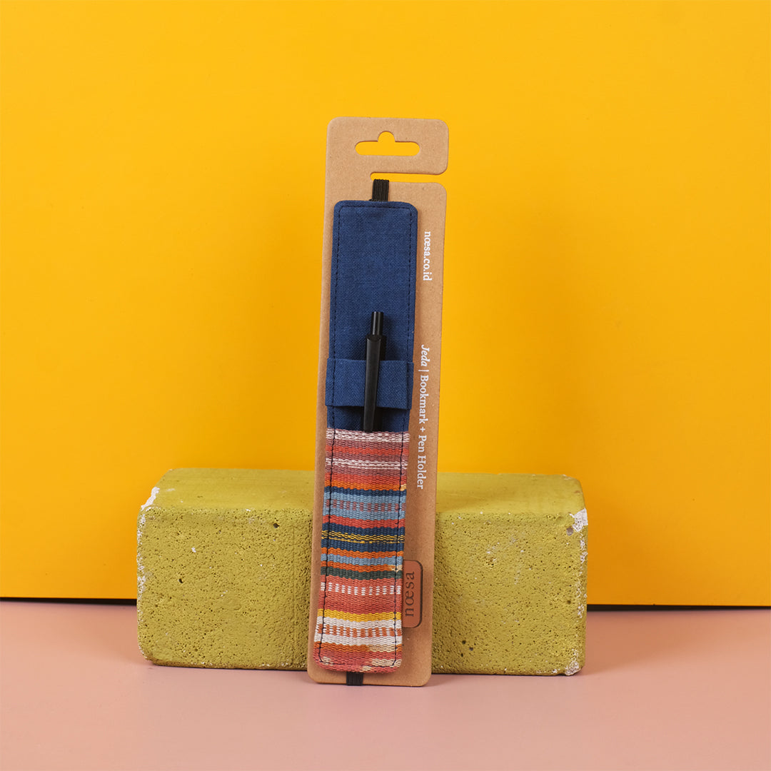 Jeda - Cloth Bookmark and Pen Holder | Noesa