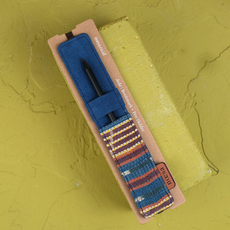 Jeda - Cloth Bookmark and Pen Holder | Noesa