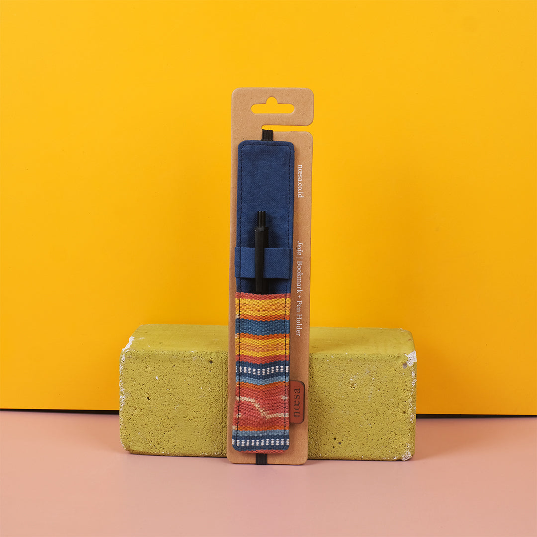 Jeda - Cloth Bookmark and Pen Holder | Noesa