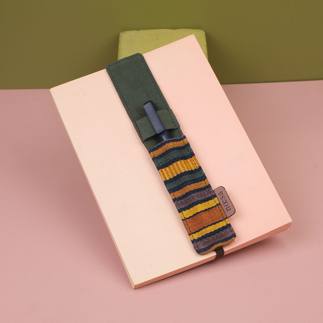 Jeda - Cloth Bookmark and Pen Holder | Noesa