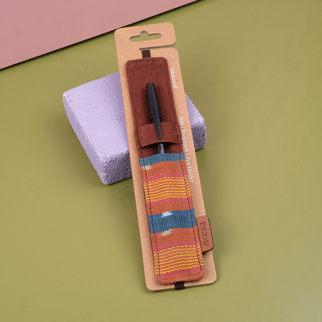 Jeda - Cloth Bookmark and Pen Holder | Noesa