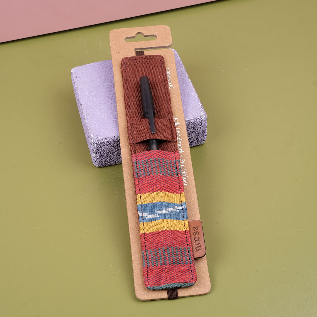 Jeda - Cloth Bookmark and Pen Holder | Noesa