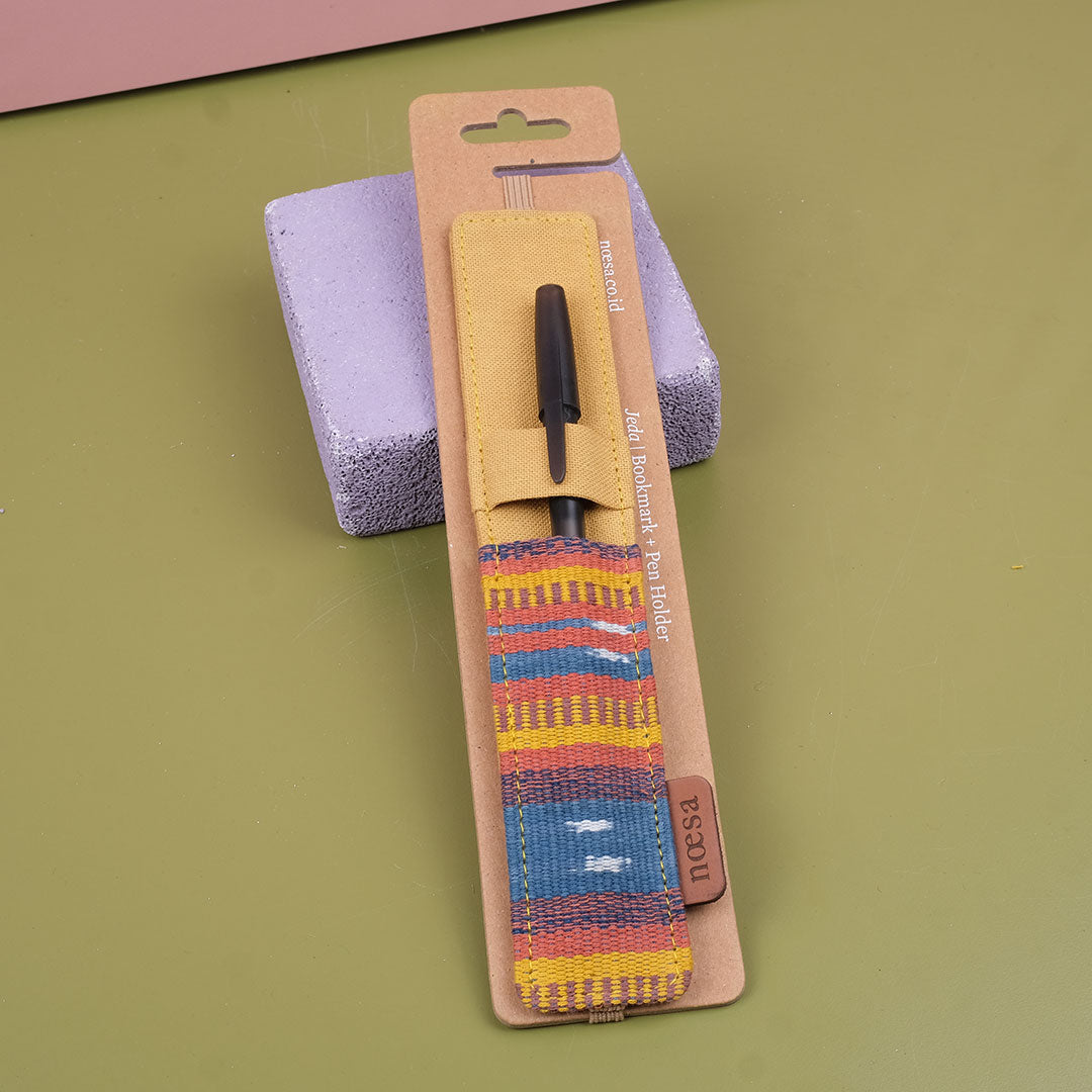 Jeda - Cloth Bookmark and Pen Holder | Noesa