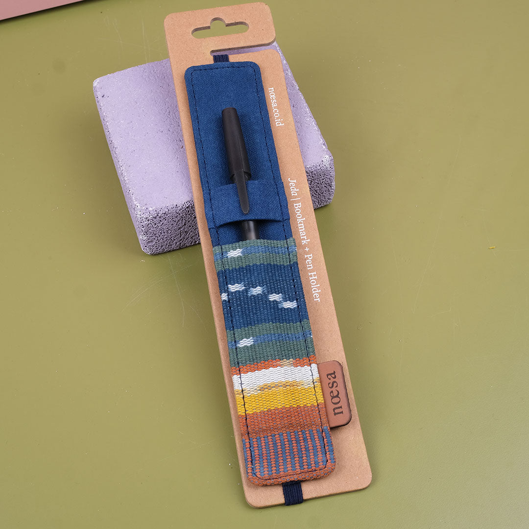 Jeda - Cloth Bookmark and Pen Holder | Noesa