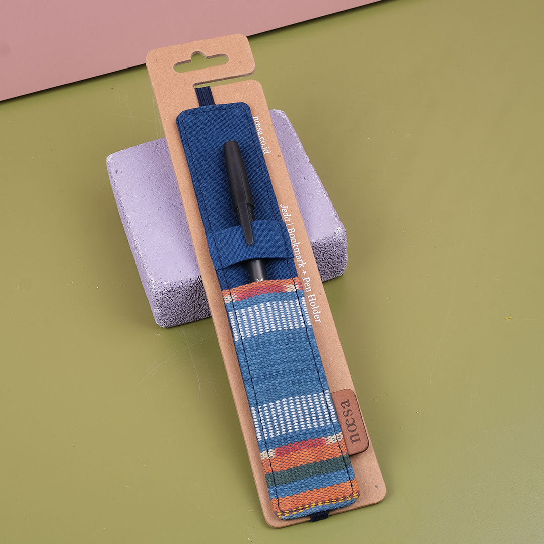 Jeda - Cloth Bookmark and Pen Holder | Noesa