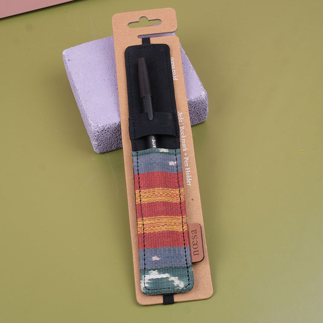 Jeda - Cloth Bookmark and Pen Holder | Noesa