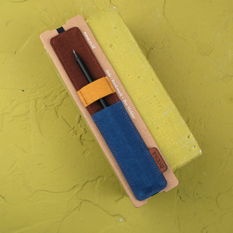 Jeda Polos Tilu - Cloth Bookmark and Pen Holder | Noesa