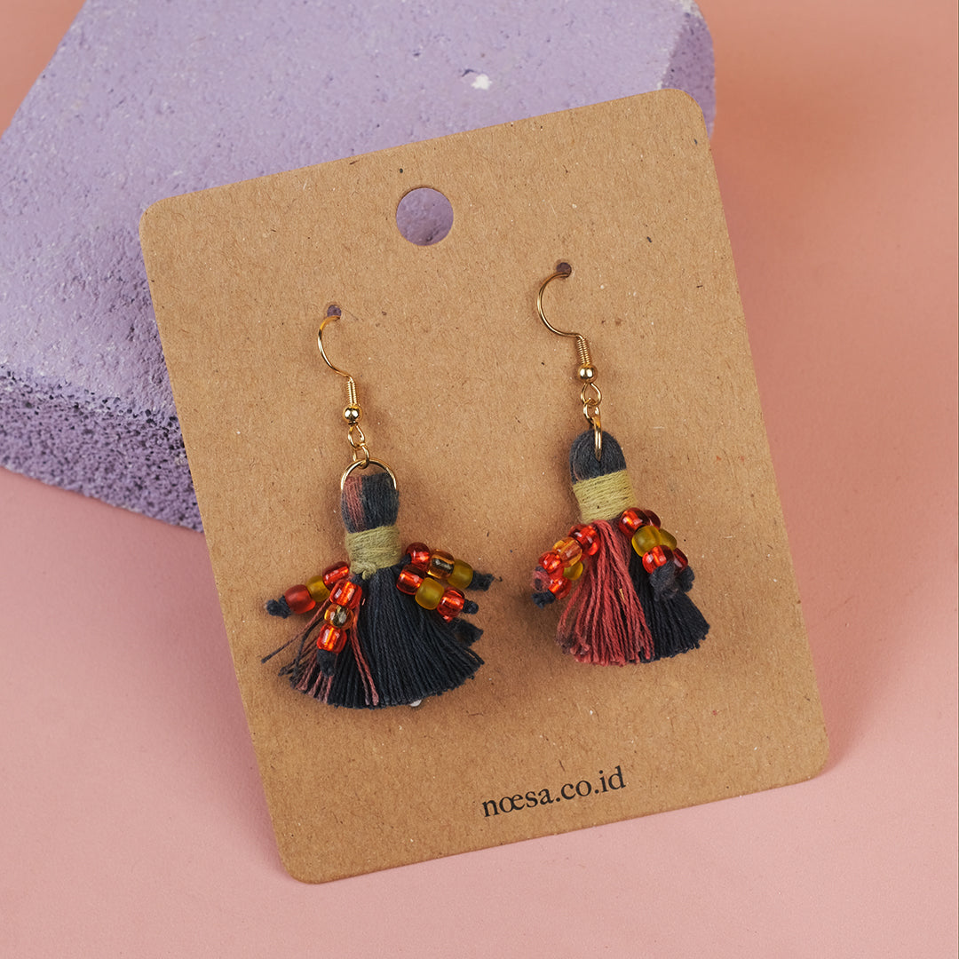 Earrings Tenun Ikat - Kunang | Noesa